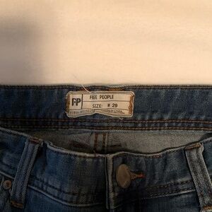 Free People Classic Blue Jeans